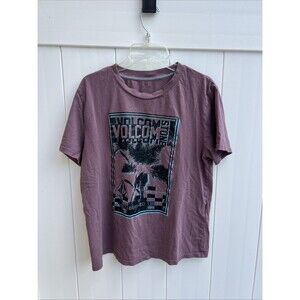 Volcom T-Shirt Boys Medium Short Sleeve Crew Neck Graphic Print